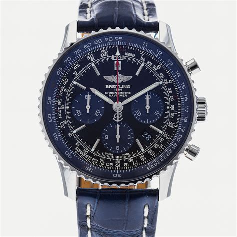 breitling navitimer 01 blue face|breitling navitimer 46mm price.